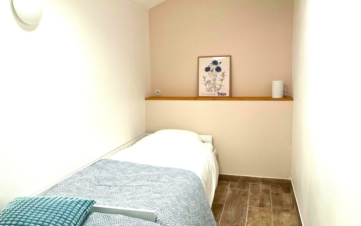 Chambre double en sous-pente